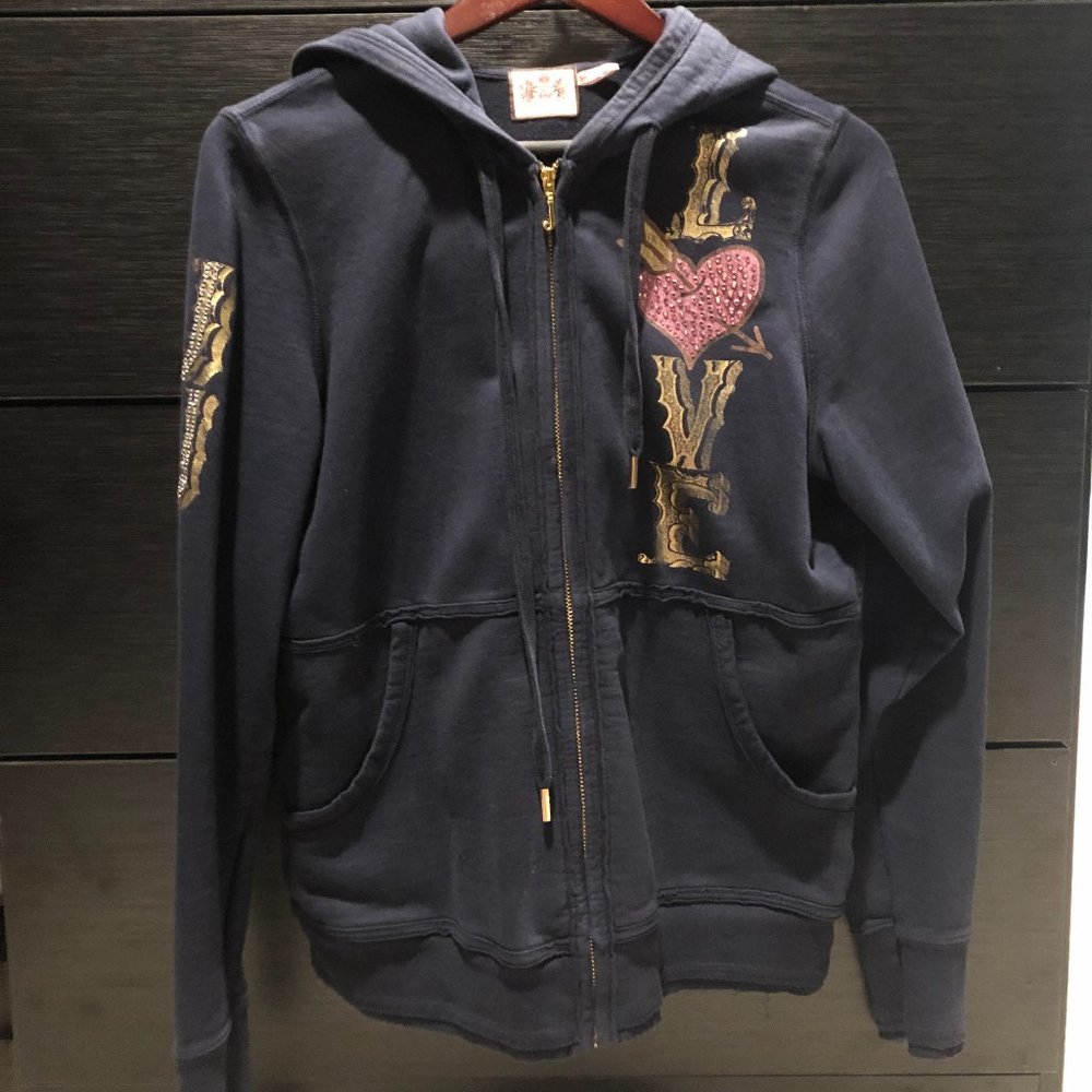 VINTAGE Juicy Couture LOVE blue 2 PIECE SET - Size XL